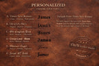 Personalized Leather cover for bible KJV , Custom leather holy bible book case cover christian gifts for men women Z04-LBBC05S