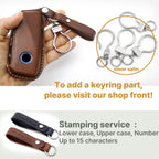Handmade Leather BMW Key Fob Cover: Italian Buttero Leather