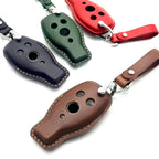 Leather Benz Car Key Fob Cover: Handmade Italian Leather