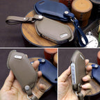 Buttero Leather KIA Key Fob Cover: Hand-Stitched, Vegetable Tanned
