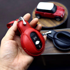 Bao da chìa khóa ô tô – da Buttero – cho Mini Cooper – thủ công