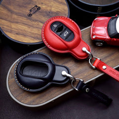 Bao da chìa khóa ô tô – da Buttero – cho Mini Cooper – thủ công