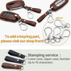 Leather Key Fob Cover: Genesis, Hyundai Smart Key Case
