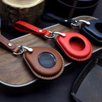 Hand Stitched Leather Key Fob Cover – Harley Davidson Keychain