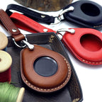 Hand Stitched Leather Key Fob Cover – Harley Davidson Keychain
