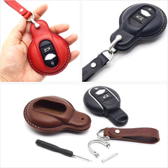 Bao da chìa khóa ô tô – da Buttero – cho Mini Cooper – thủ công
