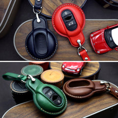 Bao da chìa khóa ô tô – da Buttero – cho Mini Cooper – thủ công