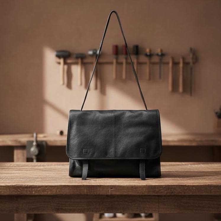 Bao da laptop – dành cho nữ – Nâu