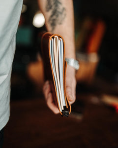Sổ bìa da – da Buttero – cho A5 – thủ công