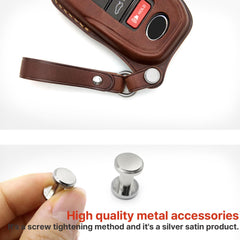 Bao da chìa khóa ô tô – cho Toyota – thủ công