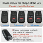 Toyota Key Case, Handcrafted Leather Car Key Fob Cover