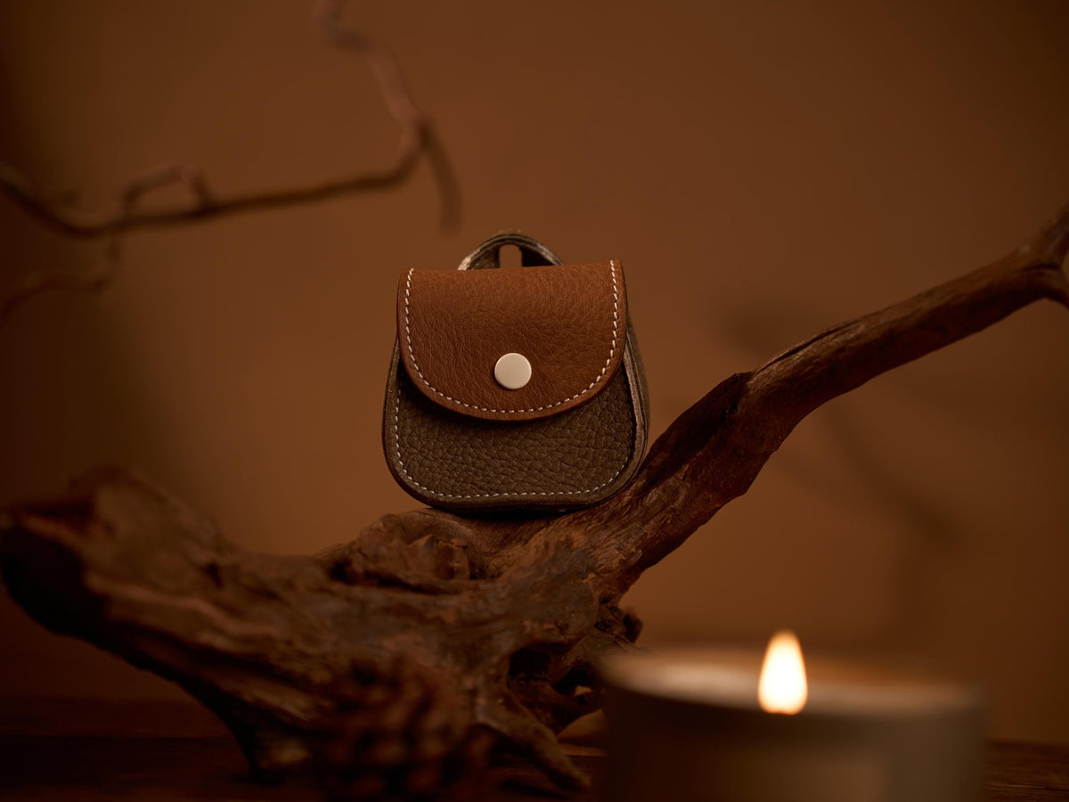 Túi xách da – cho AirPods – thủ công