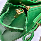 Italian Handmade Leather Bag for Women | Elegant Made in Italy Green Purse