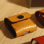 Leather AirPods Case 100% Handmade AirPods 1234 Pro Case Italian Leather AirPods Cover Keychain AirPods Holder Protective Case Gift