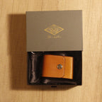 Leather Card Holder Wallet Handmade Italian Leather Slim Card Case Minimalist Wallet Personalized Gift for Men Women