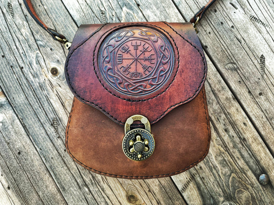 Túi đeo chéo THE BRIGID - Chất liệu giả da Vegvisir
