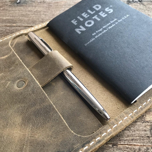 Bao da đựng sổ Field Notebook, ví đựng hộ chiếu khi đi du lịch.