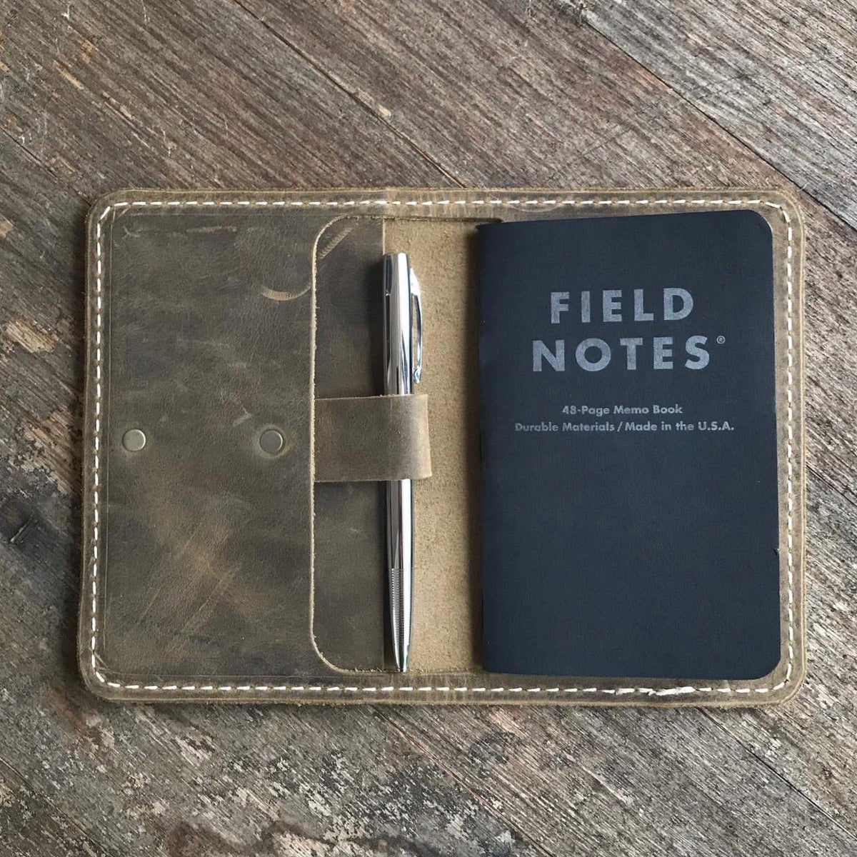 Bao da đựng sổ Field Notebook, ví đựng hộ chiếu khi đi du lịch.