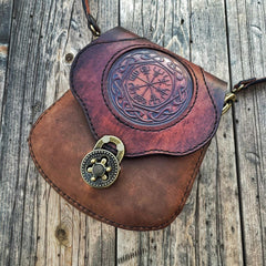 Túi đeo chéo THE BRIGID - Chất liệu giả da Vegvisir