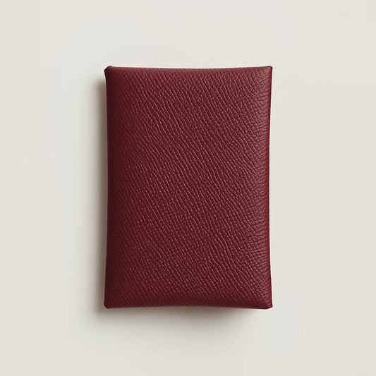Ví đựng thẻ Calvi Duo Compact - da bê Epsom 