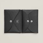 Ví đựng thẻ Calvi Duo Compact - da dê Mysore 