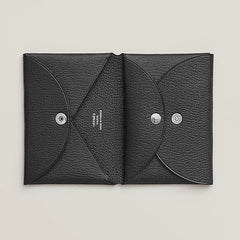 Ví đựng thẻ Calvi Duo Compact - da dê Mysore 