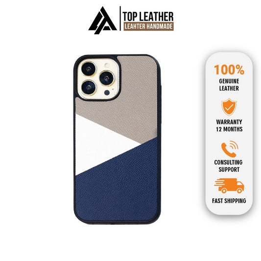 Ốp lưng iPhone bằng da Epsom cho iPhone Mix 3 màu