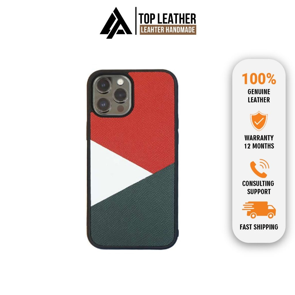 Ốp lưng iPhone bằng da Epsom cho iPhone Mix 3 màu
