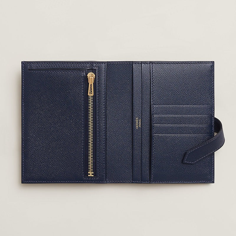 Ví Bearn Compact - da bê cao cấp (Madame) 