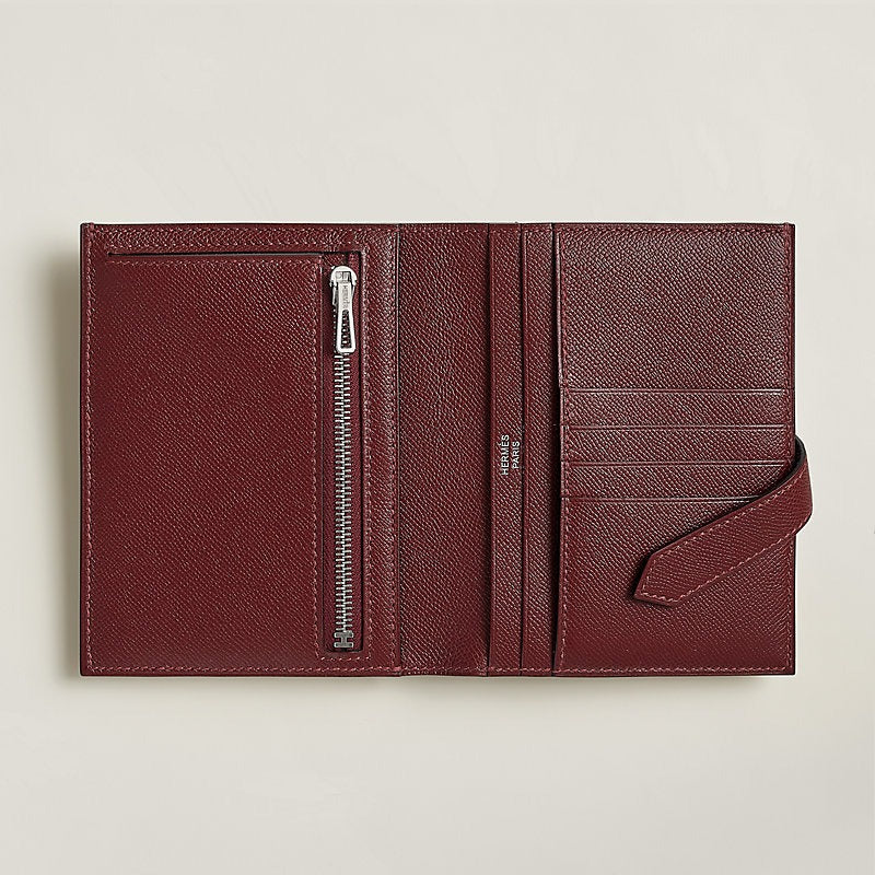 Ví Bearn Compact - da bê cao cấp (Madame) 