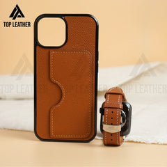 Ốp lưng iPhone bằng da Epsom cho iPhone Mix 3 màu