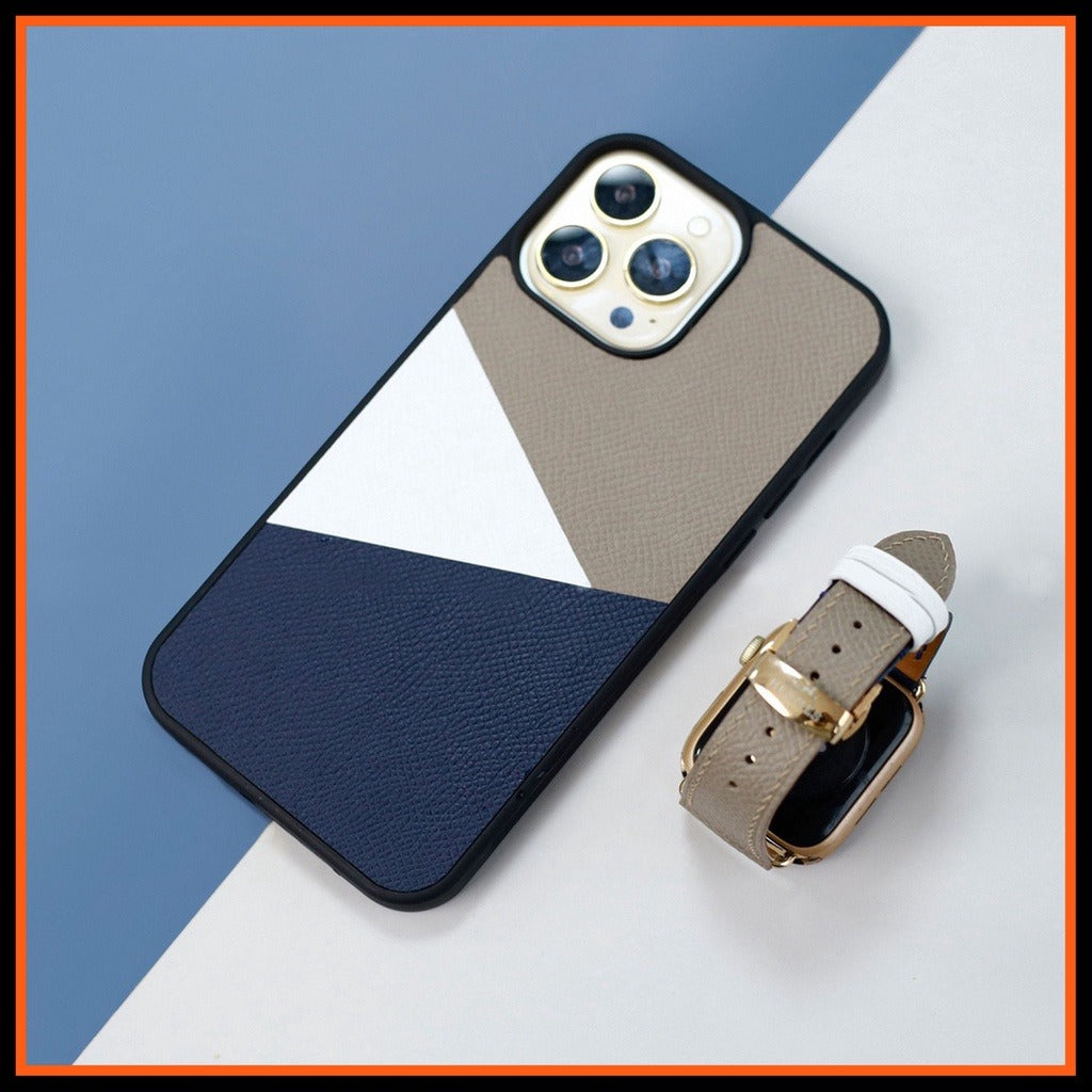 Ốp lưng iPhone bằng da Epsom cho iPhone Mix 3 màu