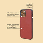 Ốp lưng iPhone bằng da Epsom cho iPhone Mix 3 màu