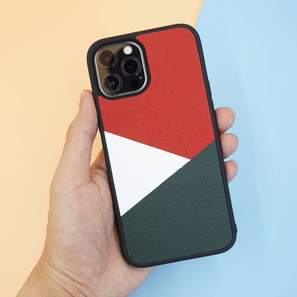 Ốp lưng iPhone bằng da Epsom cho iPhone Mix 3 màu