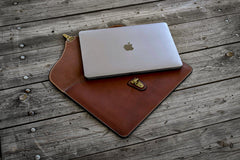 Bao đựng MacBook Pro/Air - Da màu nâu Bridle