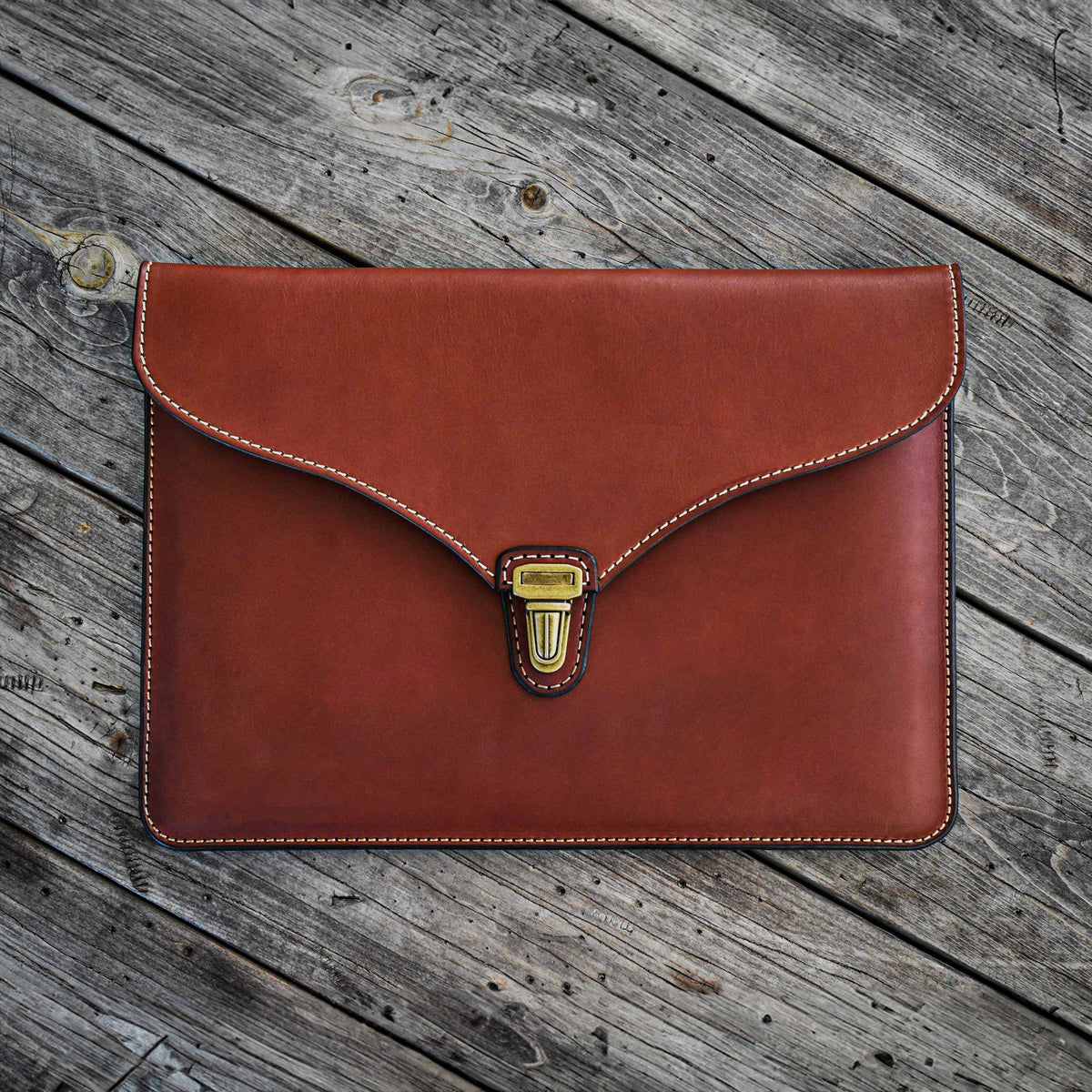 Bao đựng MacBook Pro/Air - Da màu nâu Bridle