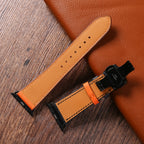 Dây đeo đồng hồ Swift bằng da dành cho Apple Watch và đồng hồ cơ. 