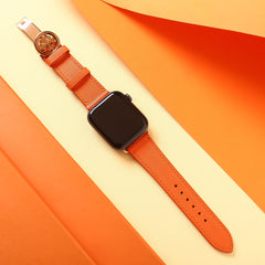 Dây đeo đồng hồ Swift bằng da dành cho Apple Watch, đồng hồ cơ SW2203 
