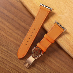 Dây đeo đồng hồ Swift bằng da dành cho Apple Watch, đồng hồ cơ SW2203 