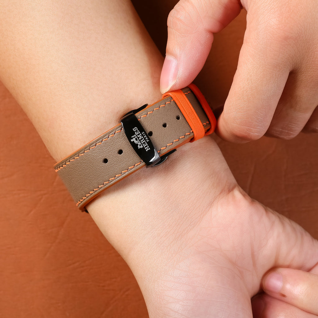 Dây đeo đồng hồ bằng da Swift cho Apple Watch - Màu phối hợp
