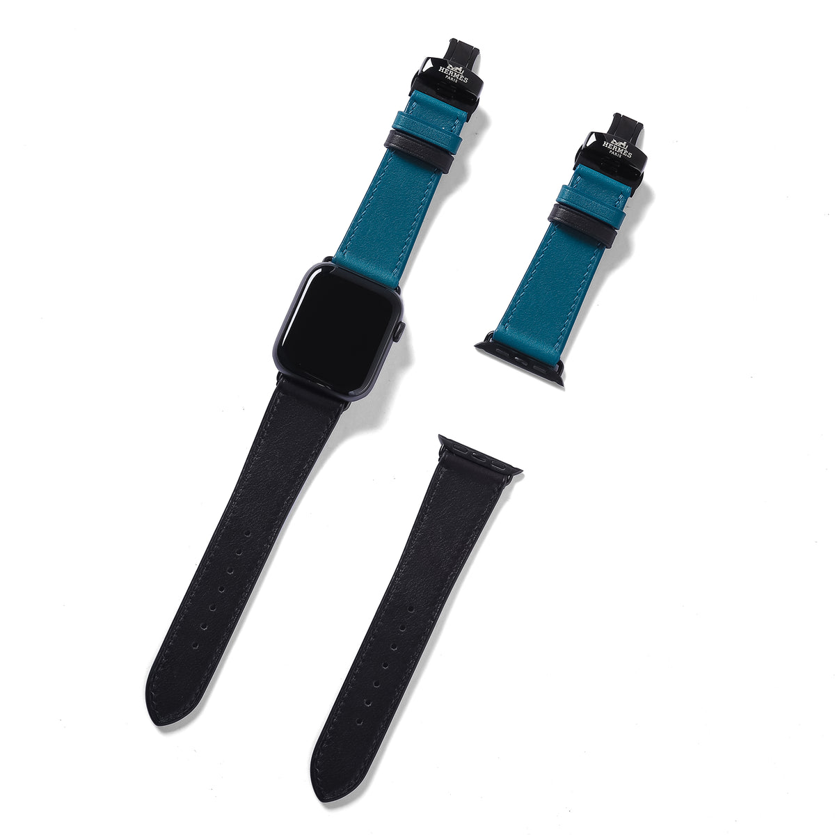 Dây đeo đồng hồ Swift bằng da dành cho Apple Watch và đồng hồ cơ. 
