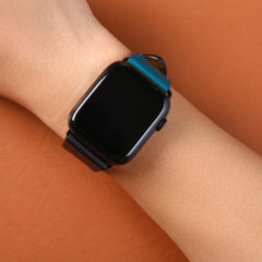 Dây đeo đồng hồ Swift bằng da dành cho Apple Watch và đồng hồ cơ. 