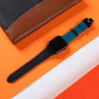 Dây đeo đồng hồ Swift bằng da dành cho Apple Watch và đồng hồ cơ. 