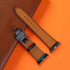 Dây đeo đồng hồ Swift bằng da dành cho Apple Watch và đồng hồ cơ. 