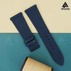 Dây Apple Watch – da Epsom – cho 38mm–49mm – Xanh navy – cá nhân hóa, thủ công