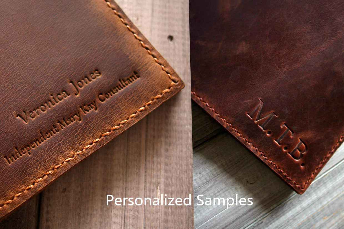 Túi đựng hồ sơ 3 vòng gáy bằng da màu nâu đặt làm riêng