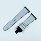 Dây đeo đồng hồ Swift bằng da dành cho Apple Watch và đồng hồ cơ - Màu xanh da trời SW2211 