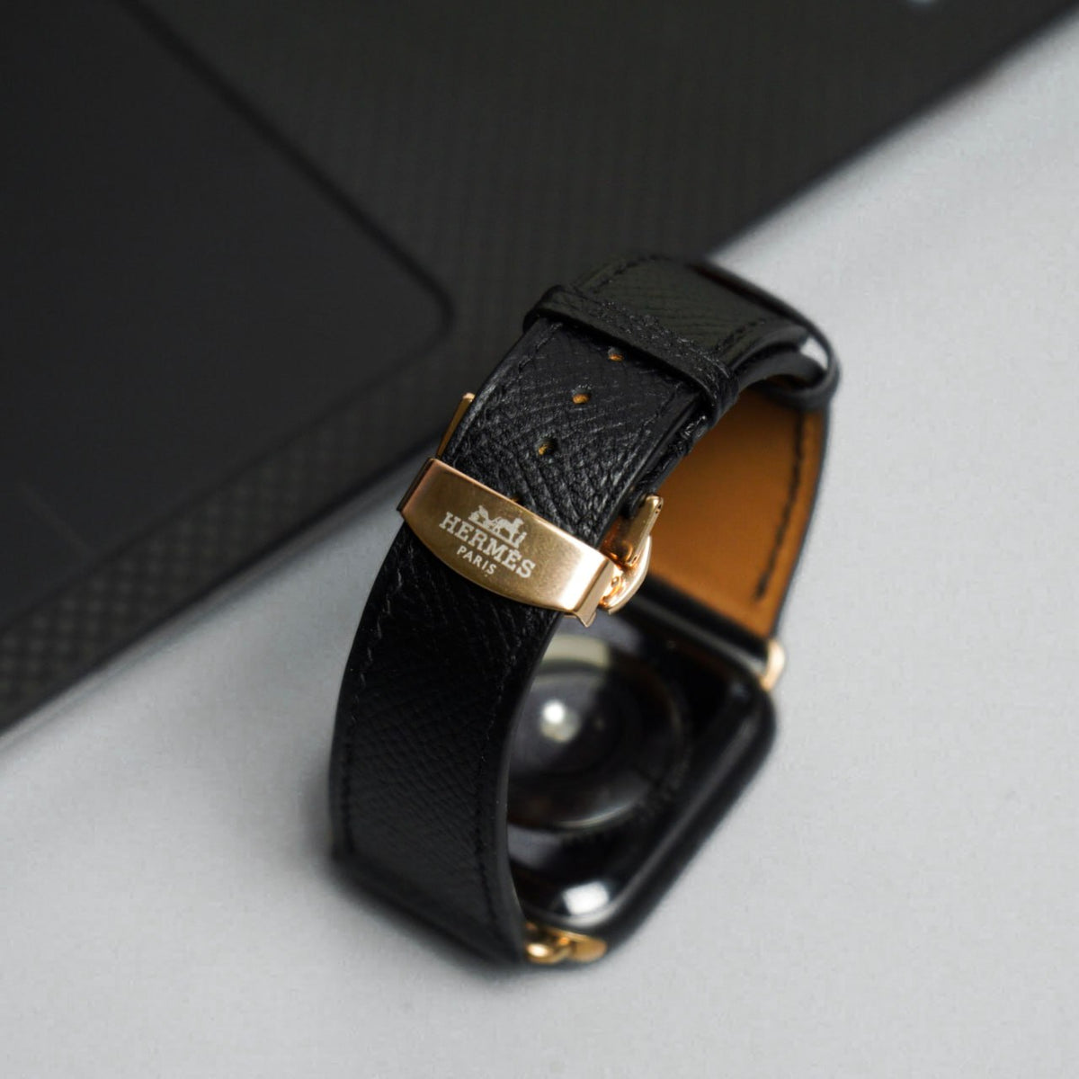 Dây đeo đồng hồ Apple Watch bằng da Epsom cho dòng 3 4 5 6 7 8 9 Ultra, kích thước từ 38mm đến 49mm. 