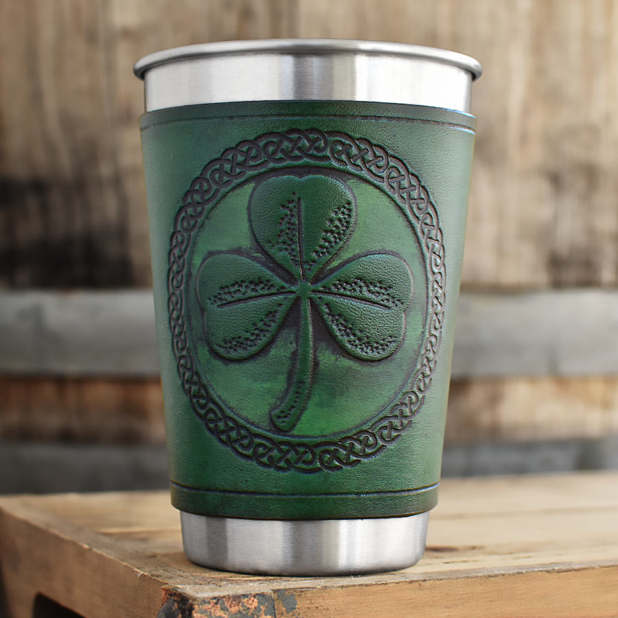 Ly bia bọc da - SHAMROCK