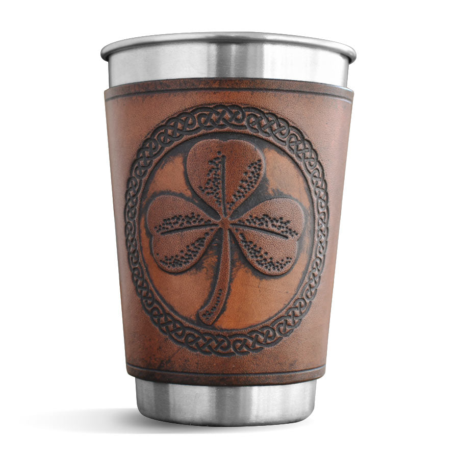 Ly bia bọc da - SHAMROCK